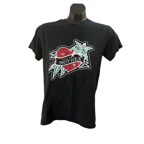 Gildan Tops - High As A Mother Tattoo Heart Graphic Tee